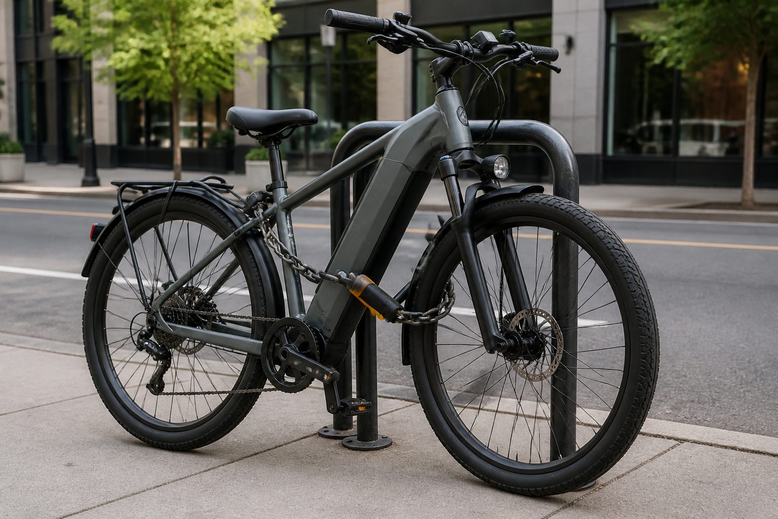 antivol vélo électrique VAE double protection U et chaîne