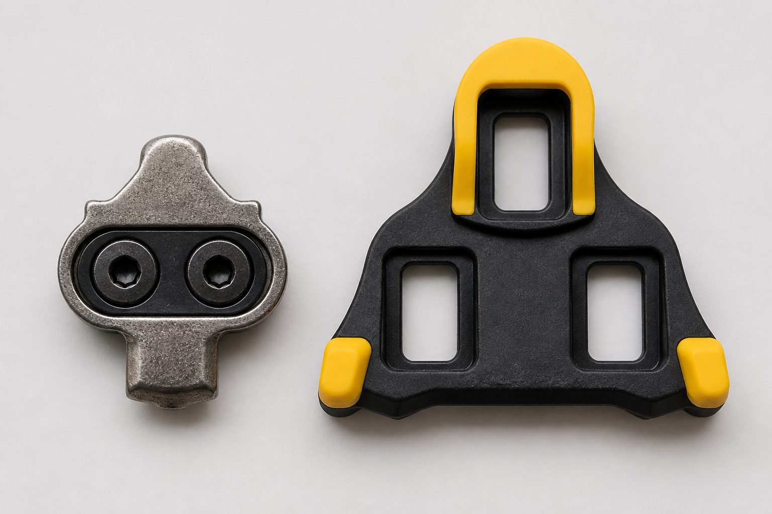 Comparaison cale SPD et SPD-SL pour chaussures de vélo