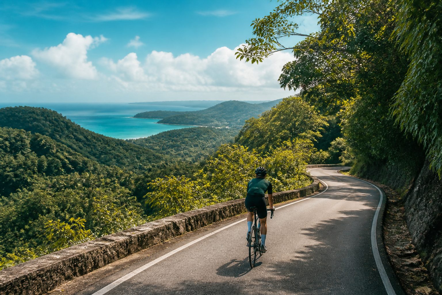 Col de la traversée à vélo en Guadeloupe : guide complet