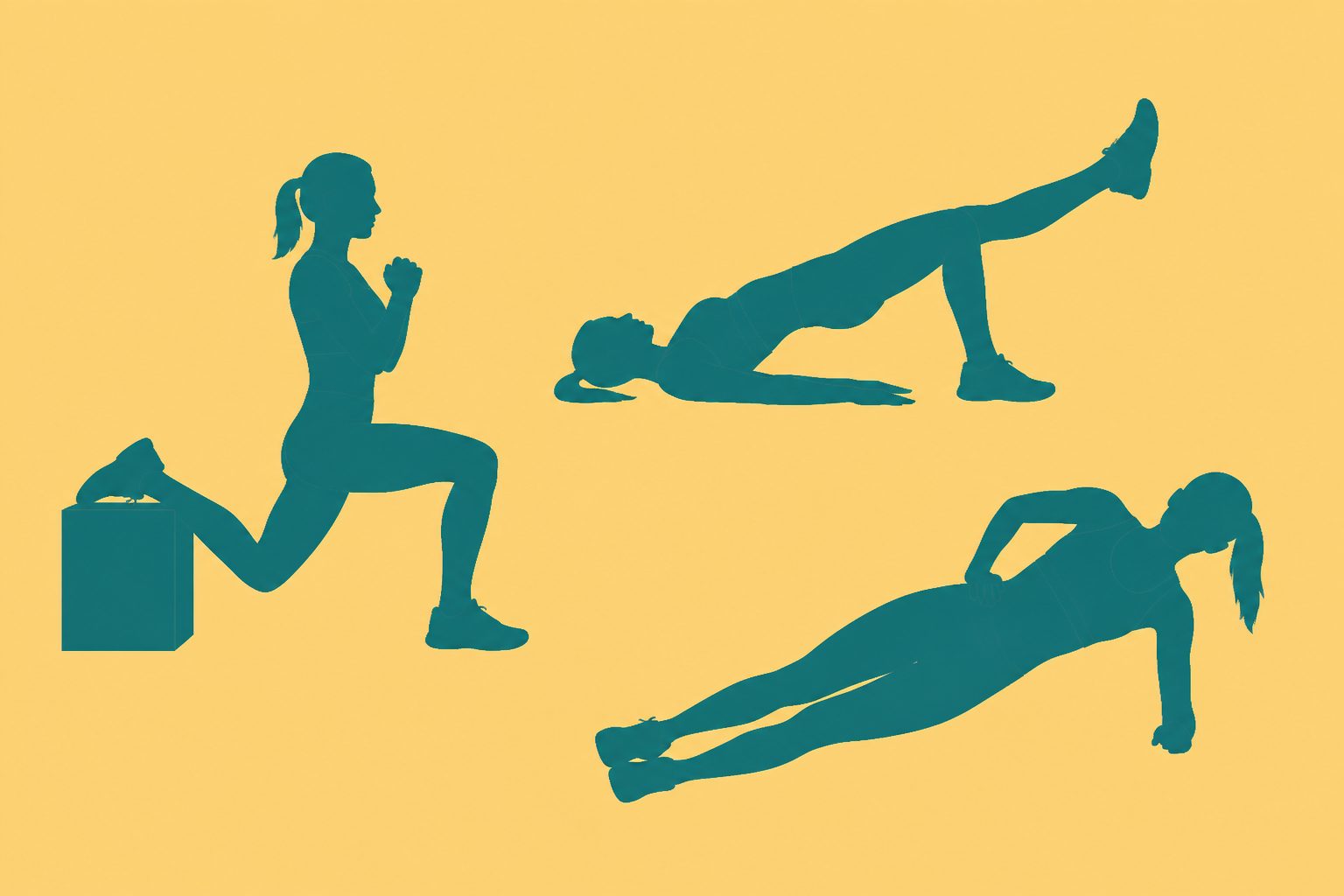 Exercices de renforcement musculaire pour prévenir la douleur genou vélo