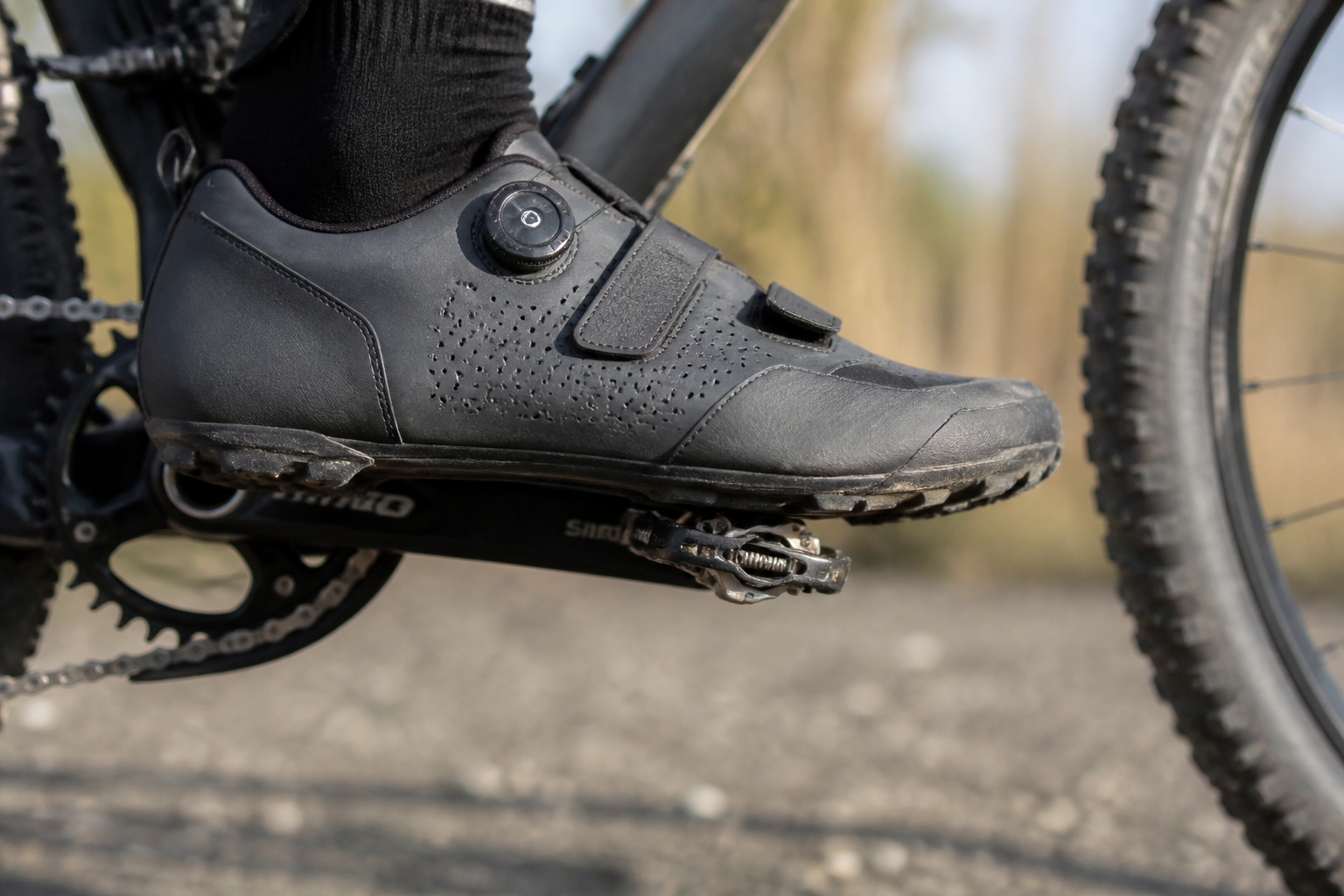 Alignement pied pédale pour régler le recul de selle sur vélo route, méthode fil à plomb