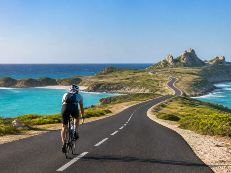 Faire la Pointe des Châteaux à vélo depuis Saint-François