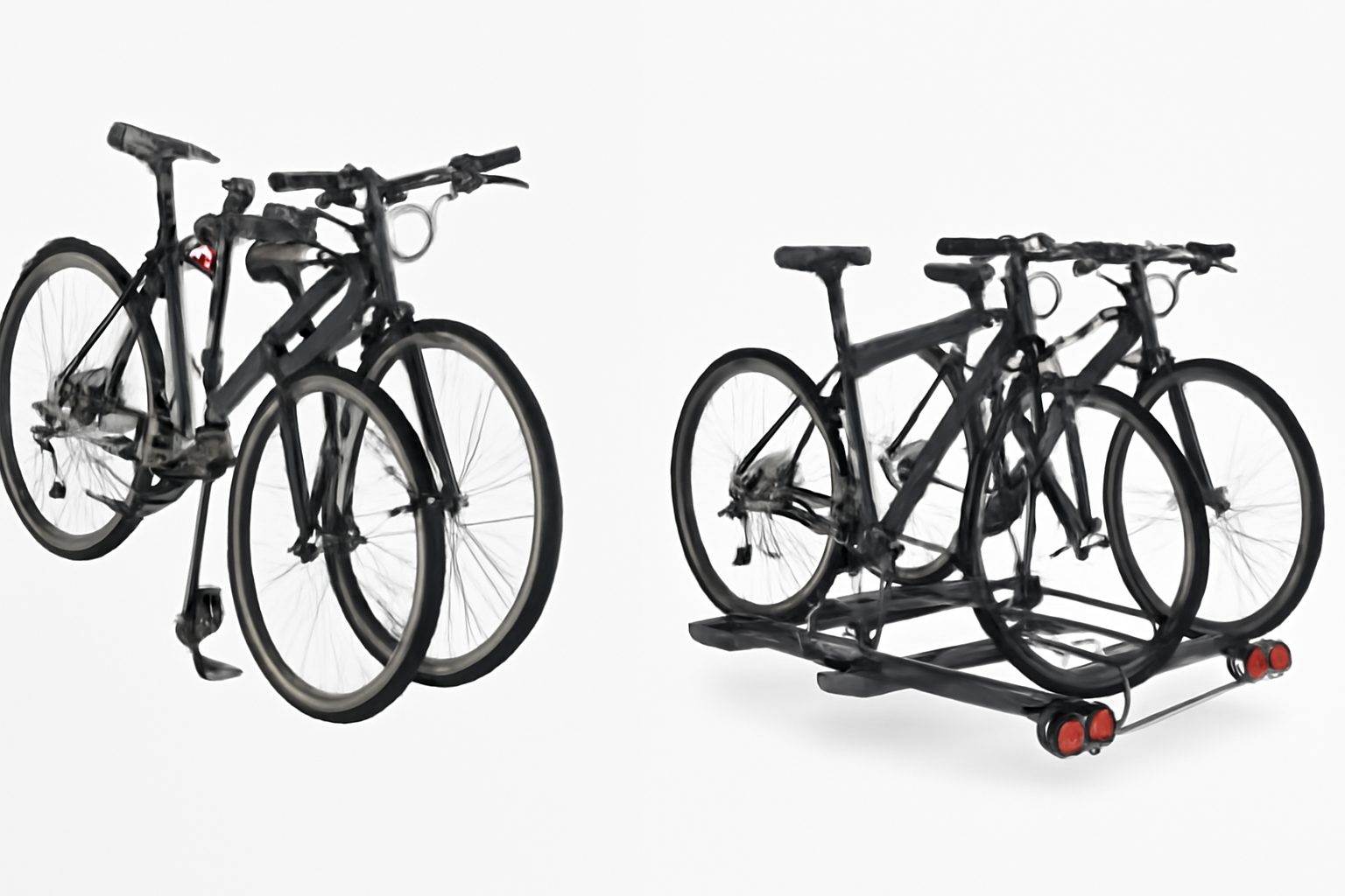 porte-vélo sur attelage suspendu et plateforme comparaison