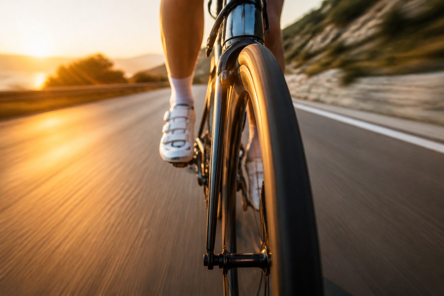 Pression pneu vélo de route en psi et en bar sur tarmac