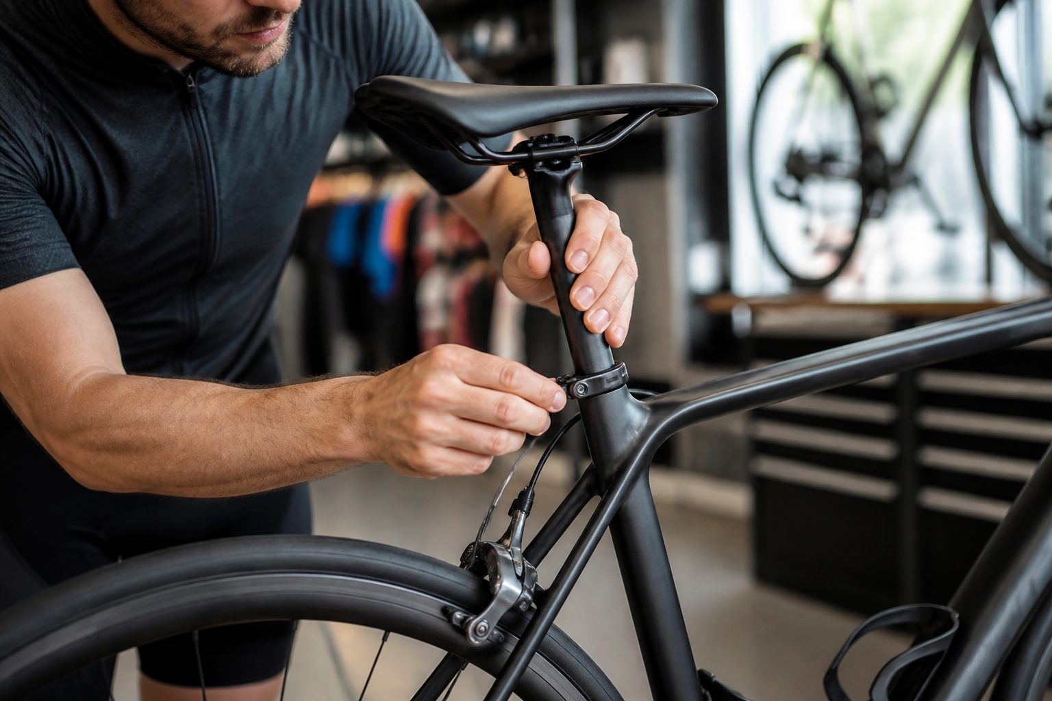 Réglage de la hauteur de selle pour optimiser la taille de vélo