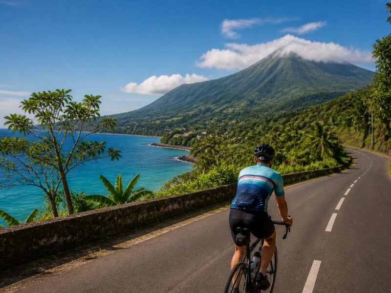 Tour de la Pelée à vélo : le guide complet pour pédaler autour du volcan en Martinique