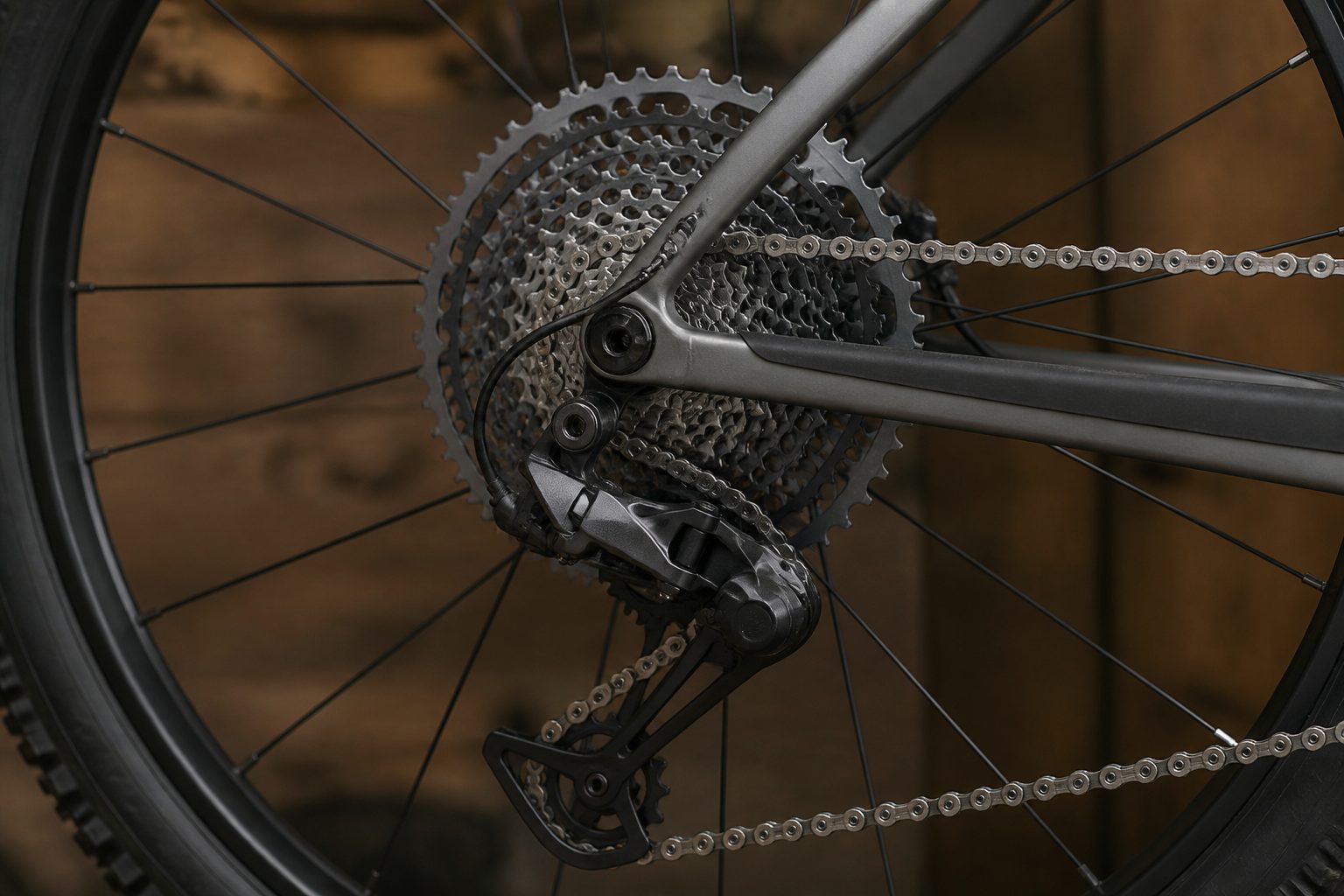 Transmission gravel : 1x cassette et dérailleur arrière