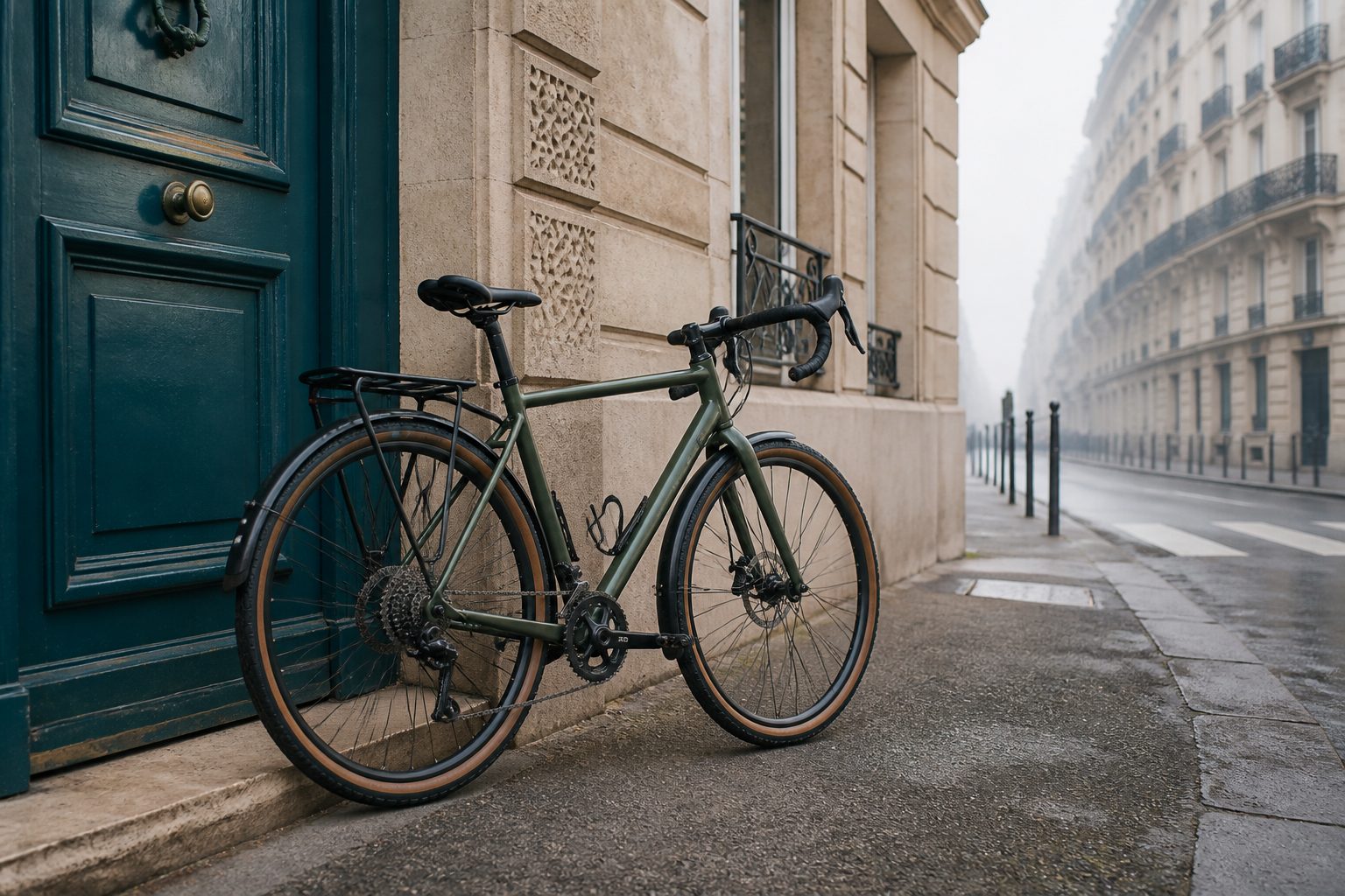 Vélo gravel équipé pour le vélotaf urbain