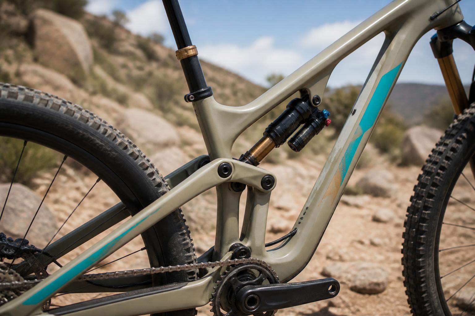 vtt enduro suspension débattement technique