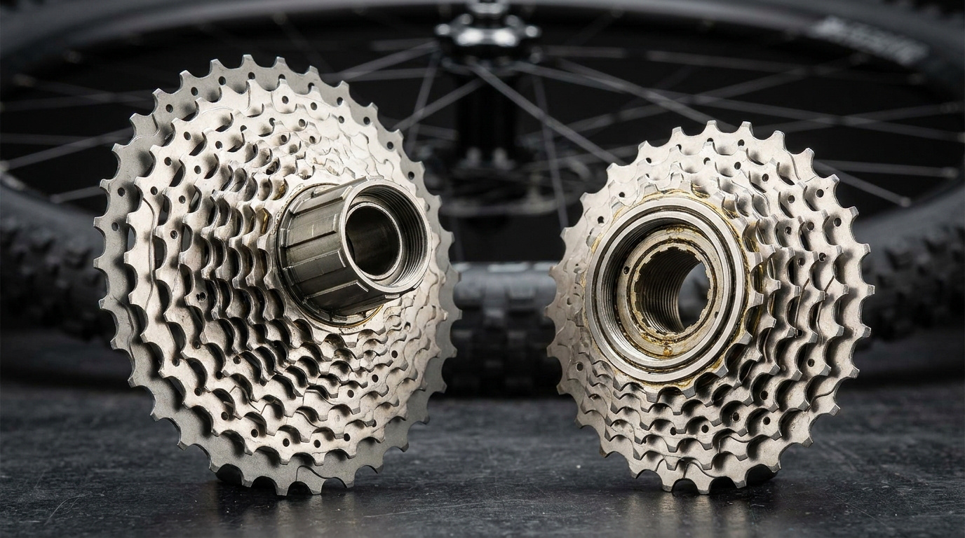Comprendre la différence entre roue libre et cassette